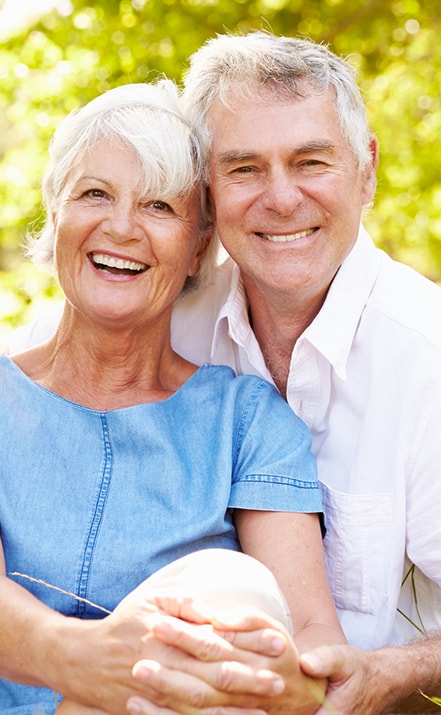 older couple smiling