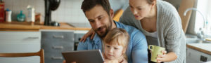 Family viewing dental financial options in Tyler, TX.